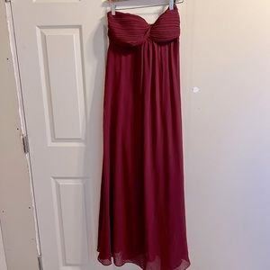 Tulle Merlot colored dress